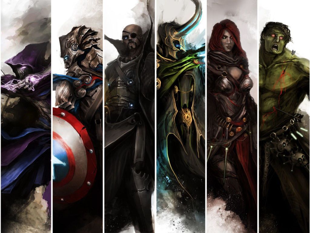 Medieval Avengers wallpaper