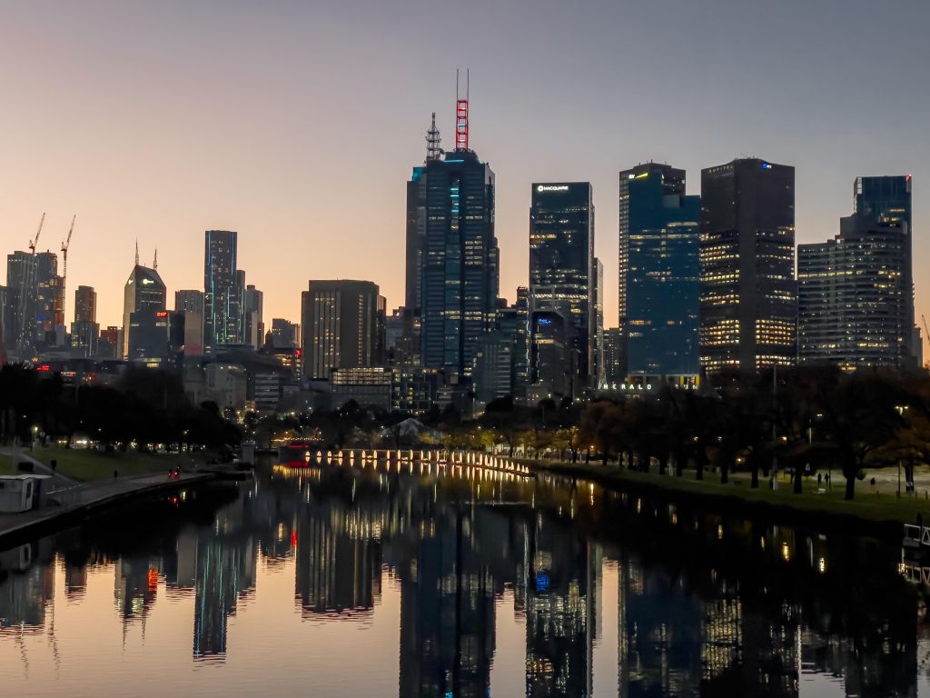 Melbourne Australia Skyline wallpaper