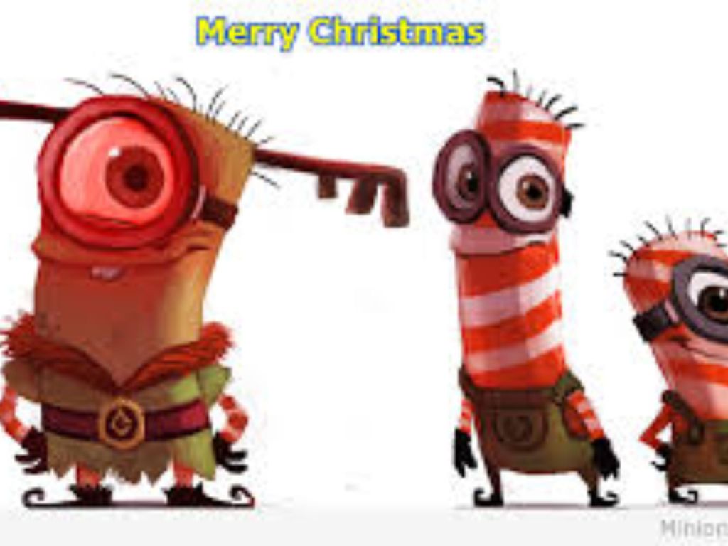 Merry Christmas Minions wallpaper