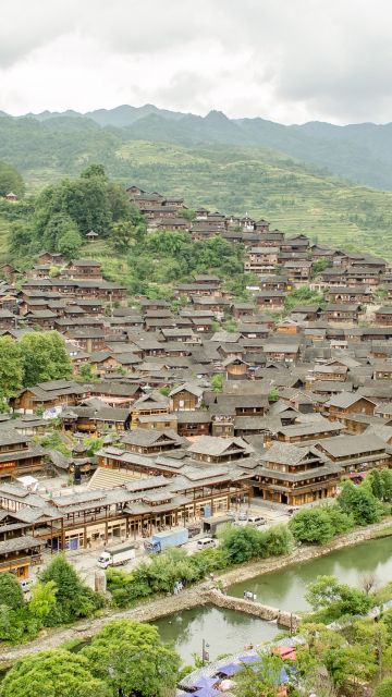 Miao People Ethnic Village China wallpaper in 360x640 resolution