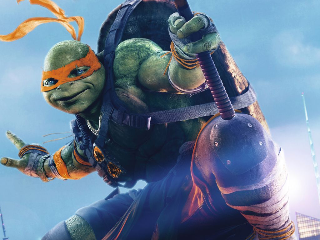 Michelangelo TMNT Out of the Shadows wallpaper
