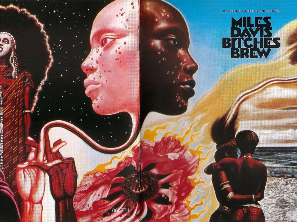 Miles Davis - Bitches Brew Front and Back wallpaper