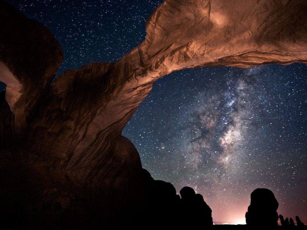 Milky Way Above Double Arch 18606 wallpaper