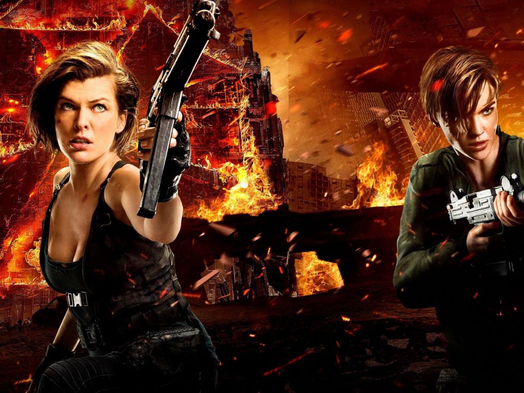 Milla Jovovich Ruby Rose Resident Evil The Final Chapter wallpaper