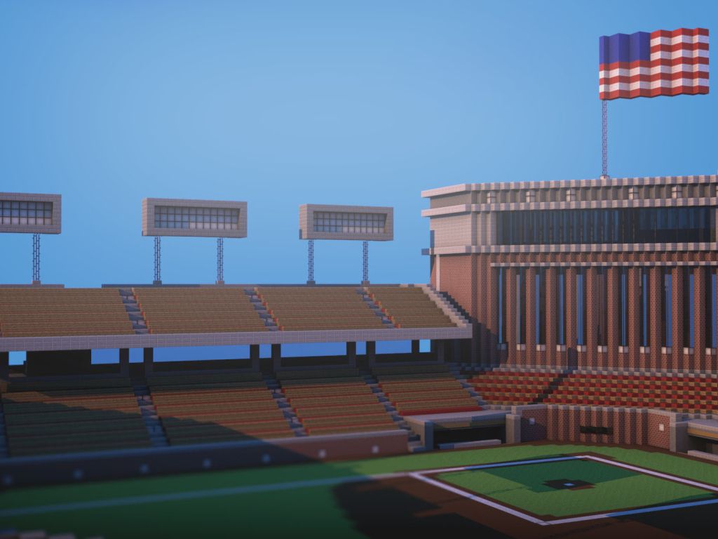 Minecraft Baseball Stadium wallpaper