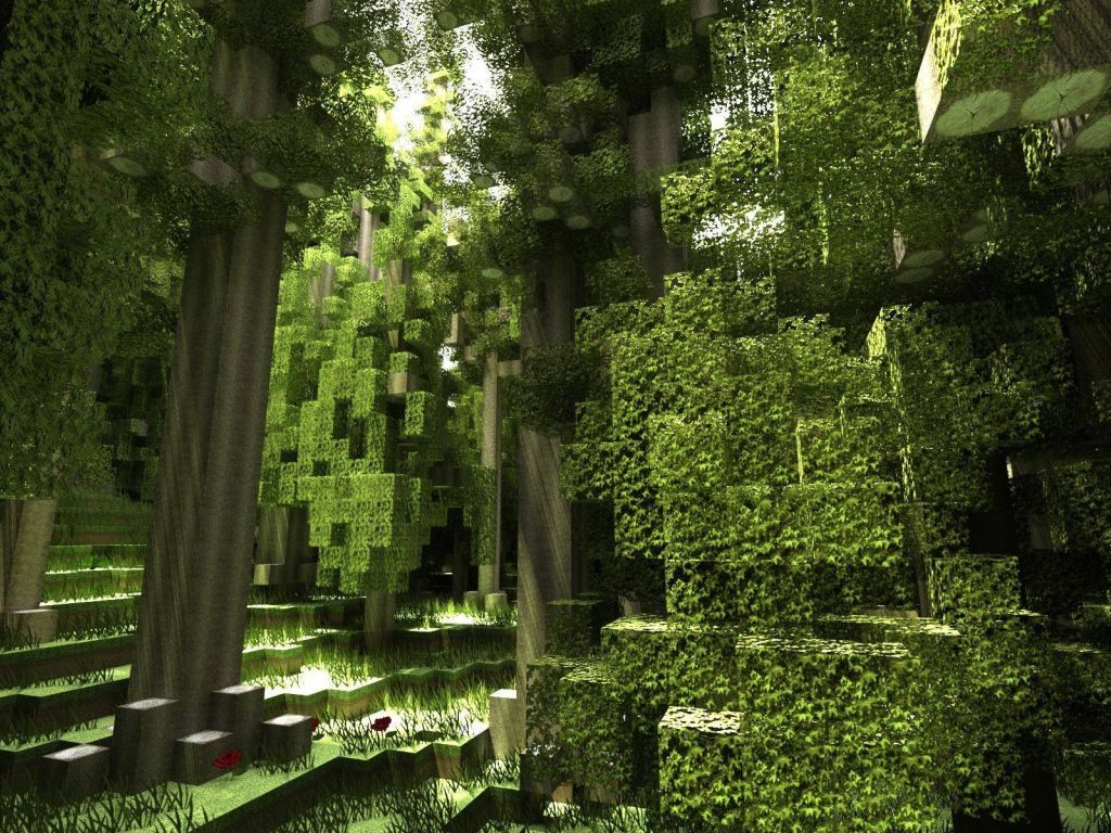 Minecraft Forest wallpaper