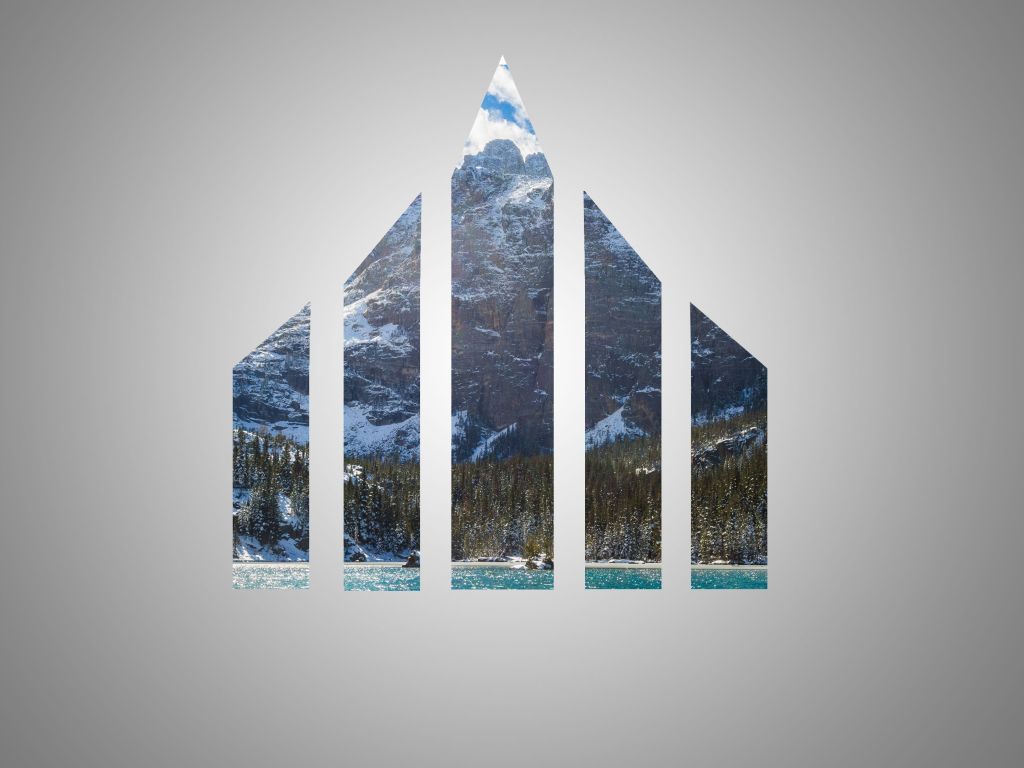 Minimal Mountains wallpaper