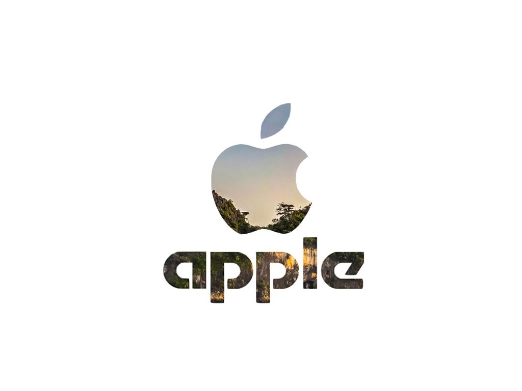 Minimalistic Apple wallpaper