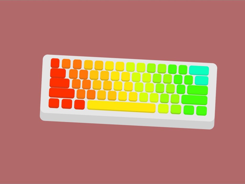 Minimalistic Keyboard wallpaper