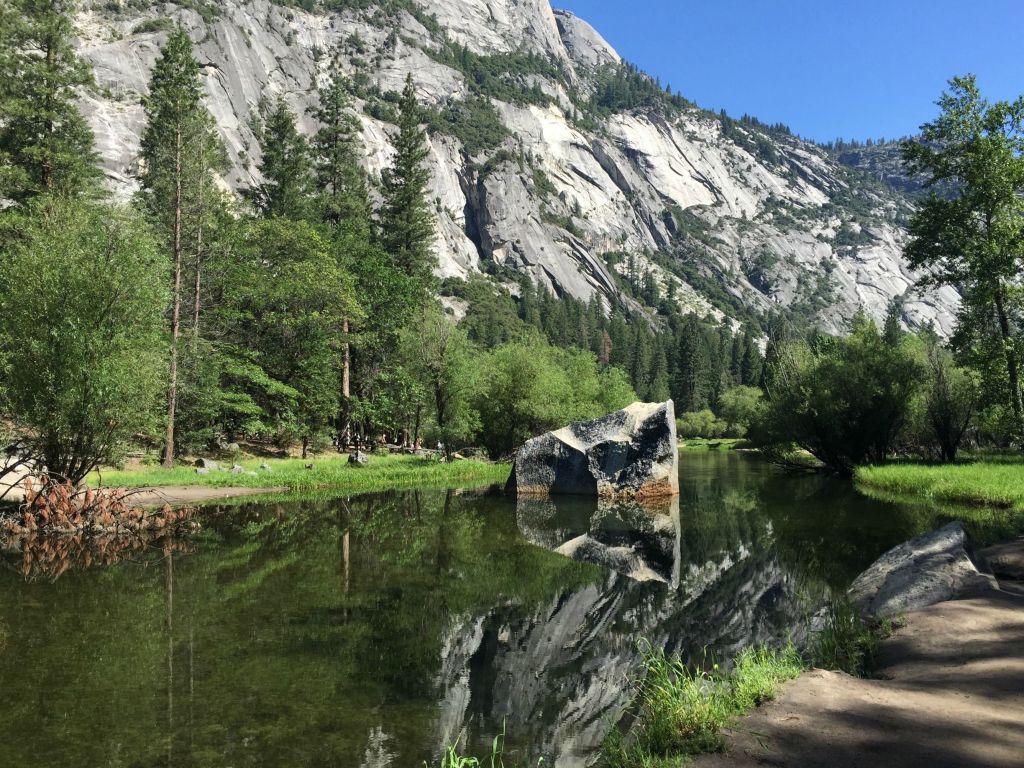 Mirror Lake Yosemite CA June 2015 wallpaper