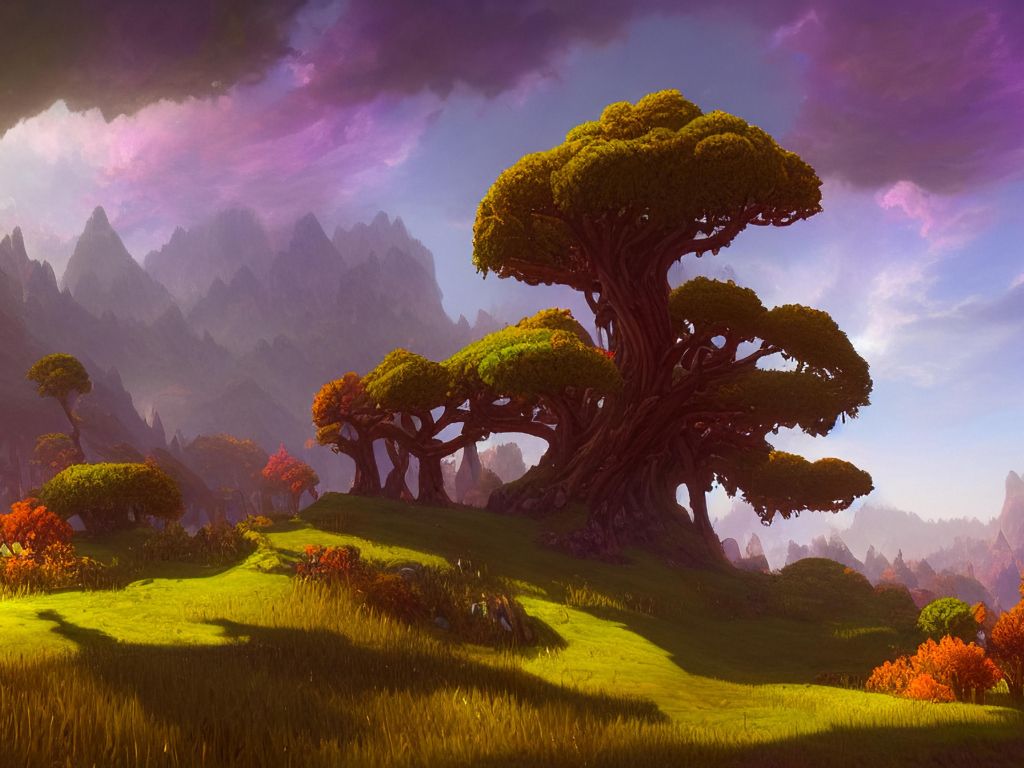 MMORPG Inspired Landscape wallpaper