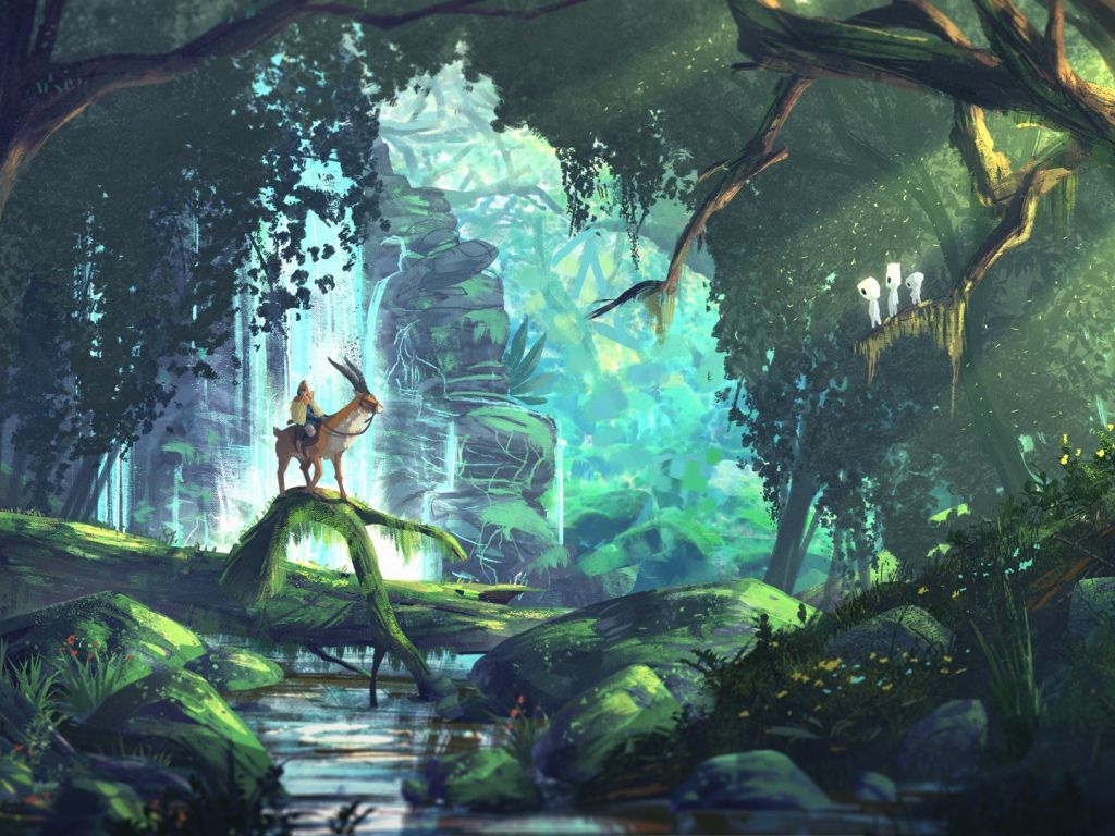 Mononoke Forest wallpaper