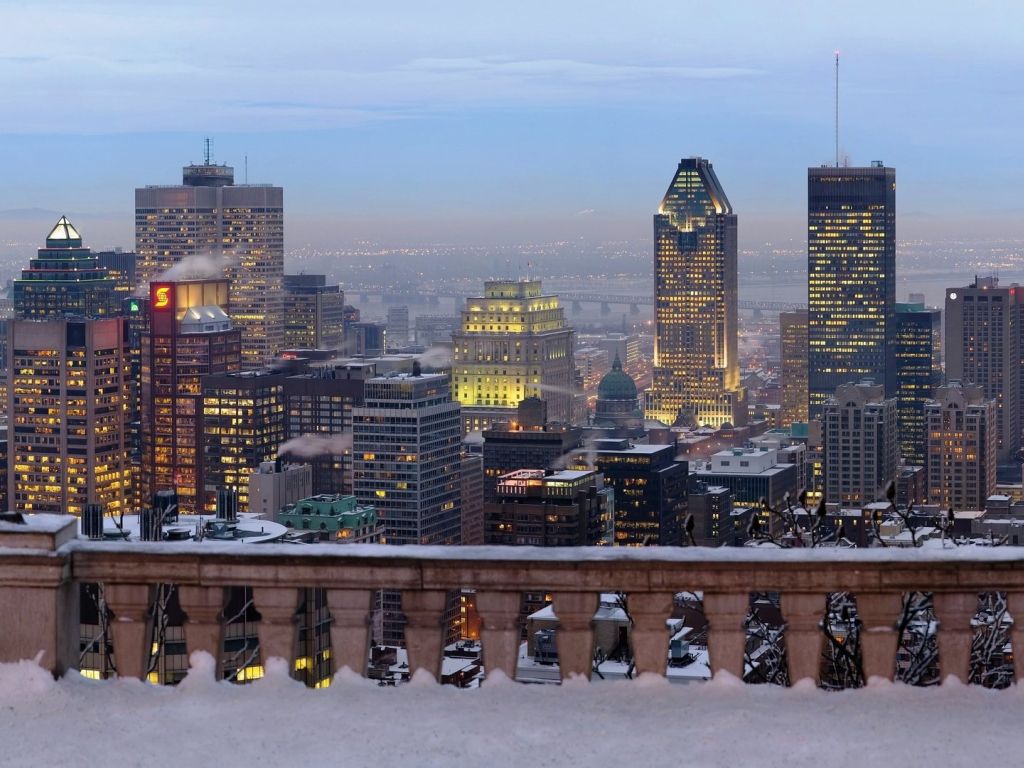 Montreal in the Winter wallpaper