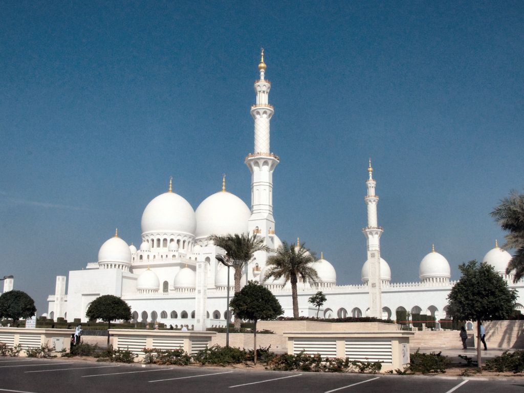 Mosque Abu Dhabi Dubai Temple Asia Building wallpaper