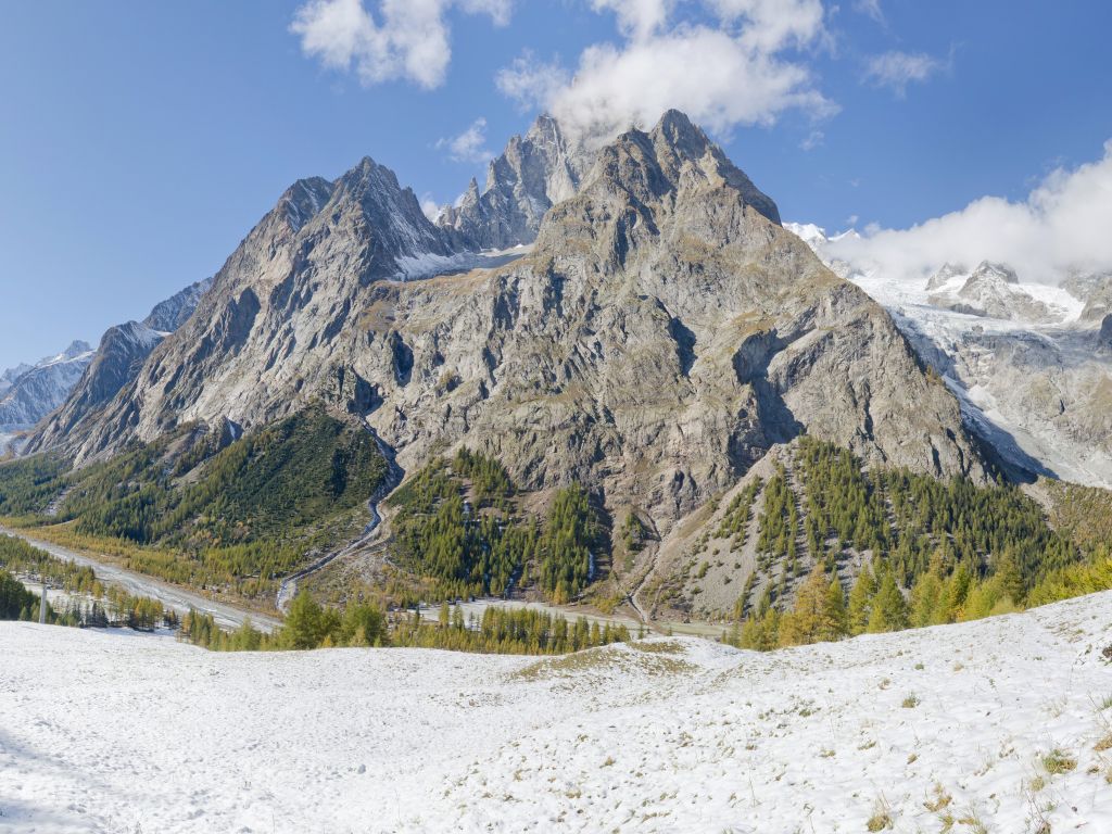 Mount Blanc - Panorama wallpaper