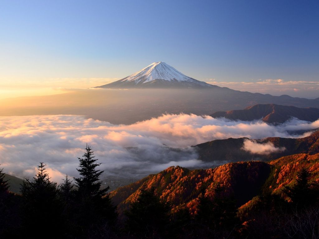 Mount Fuji at Sunrise wallpaper