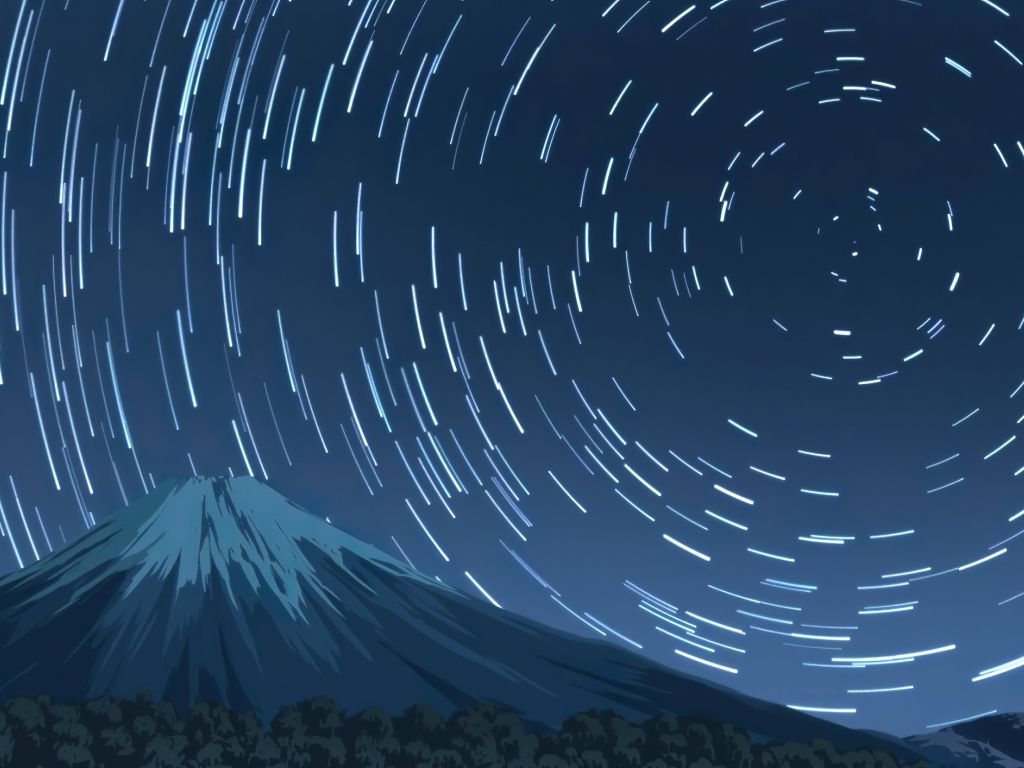 Mount Fuji From the Yuru Camp wallpaper