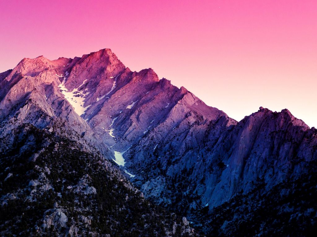 Mount Purple wallpaper