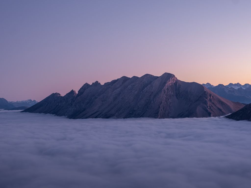 Mountains Over Clouds wallpaper