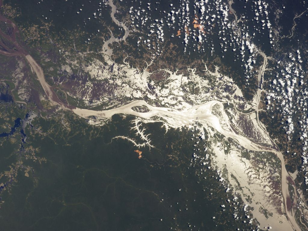 Mountains Seen From Space wallpaper