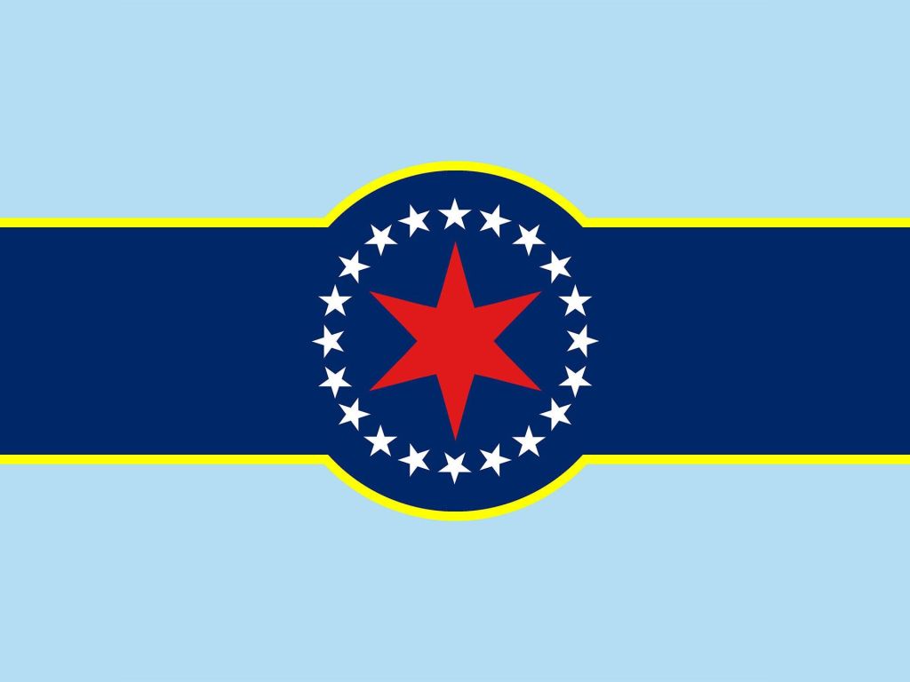 My Take on the Flag of Illinois wallpaper