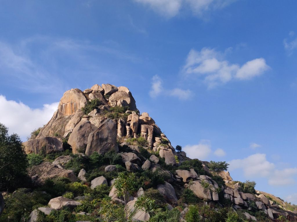 Natural Rock Formations Around Kunti Betta Karnataka India wallpaper