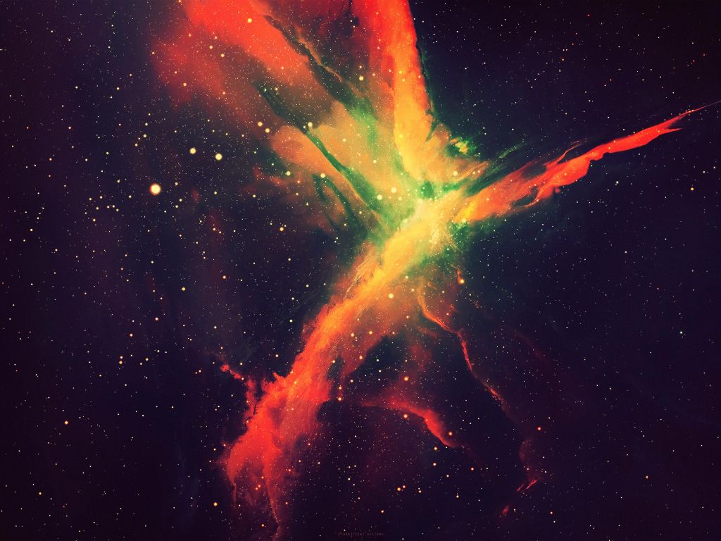 Nebula Shatter wallpaper