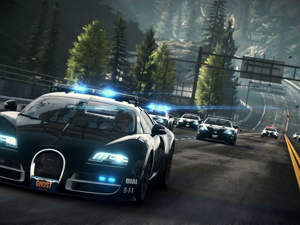 Need for Speed Rivals Bugatti Cop Car wallpaper