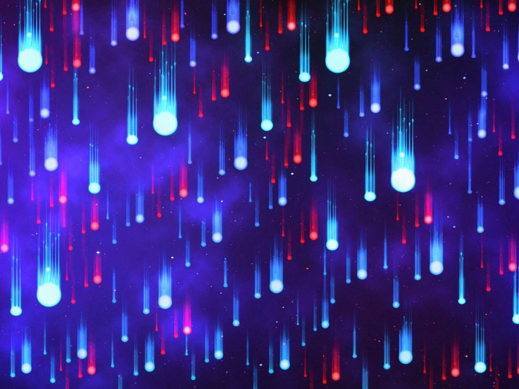 Neon Rain Drops wallpaper