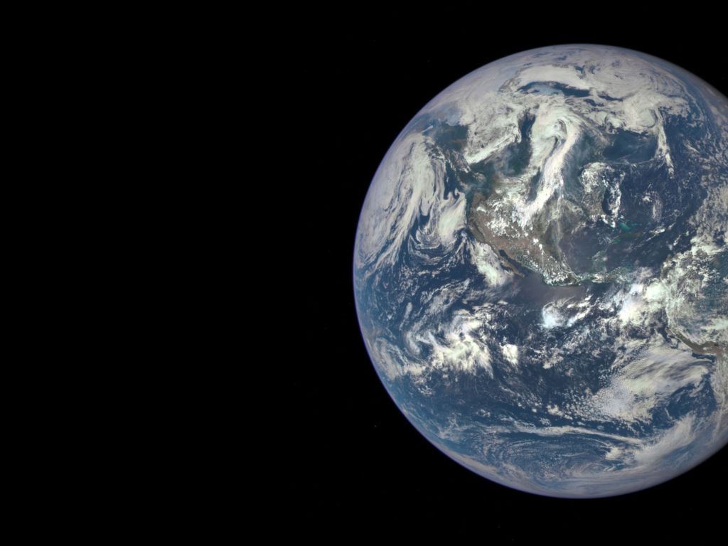 New Earth View From the Deep Space Climate Observatory Satellite wallpaper