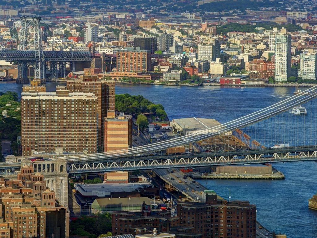 New York City East River Bridge wallpaper
