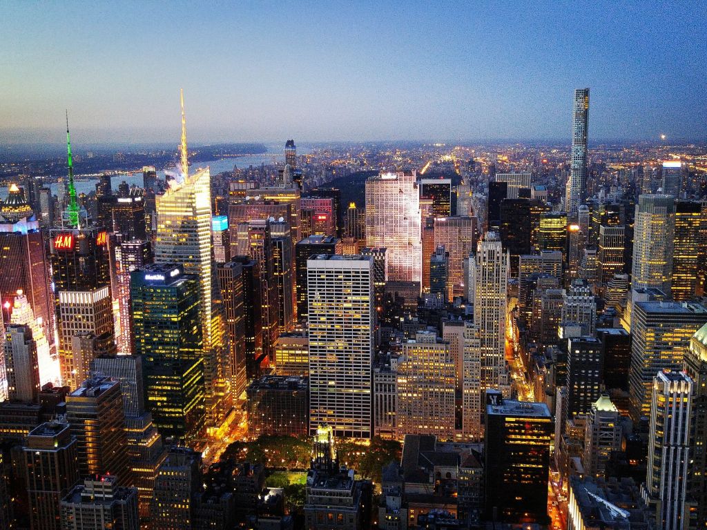 New York City From the Empire State wallpaper