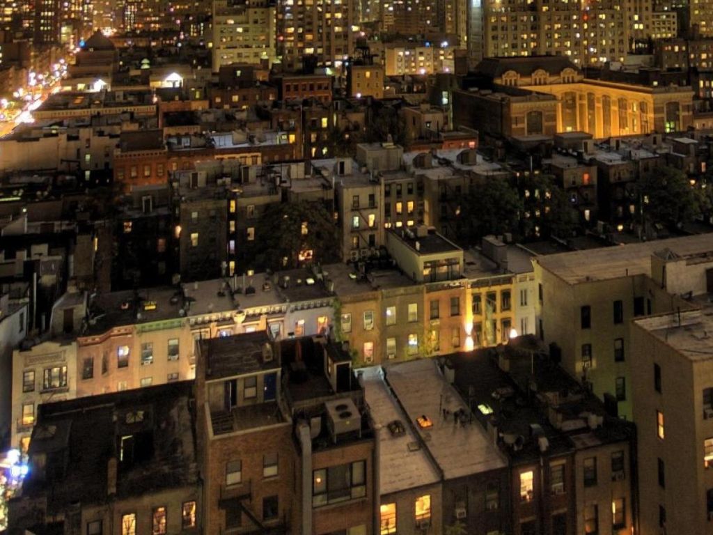 New York City Night View wallpaper