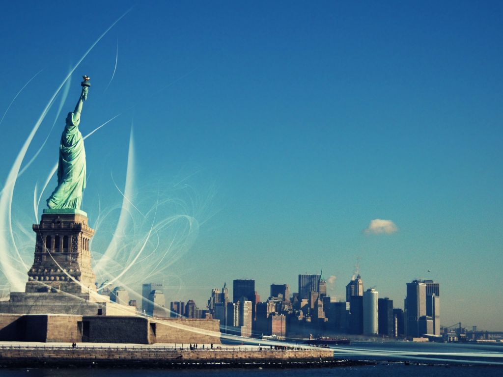 New York Statue of Liberty wallpaper
