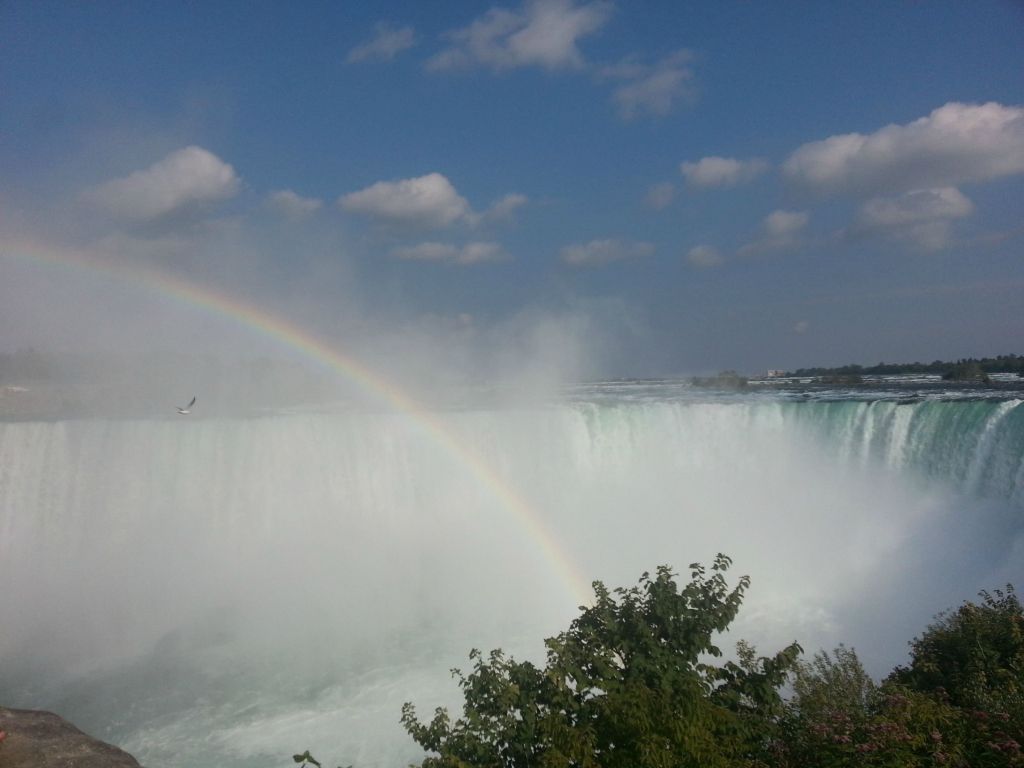 Niagara Falls Rainbow wallpaper
