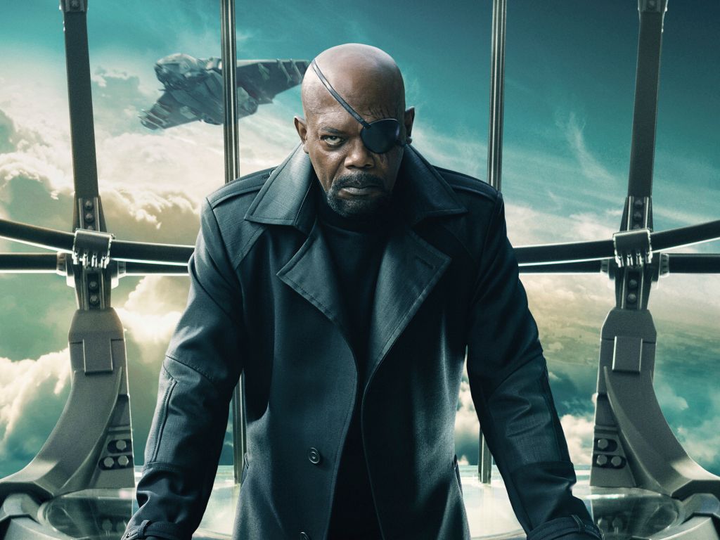 Nick Fury Captain America The Winter Soldier wallpaper