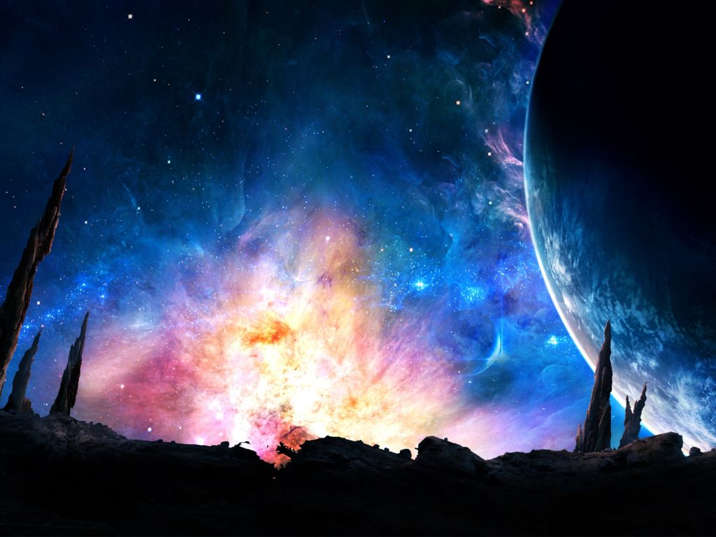 Night Fantasy Galaxy wallpaper