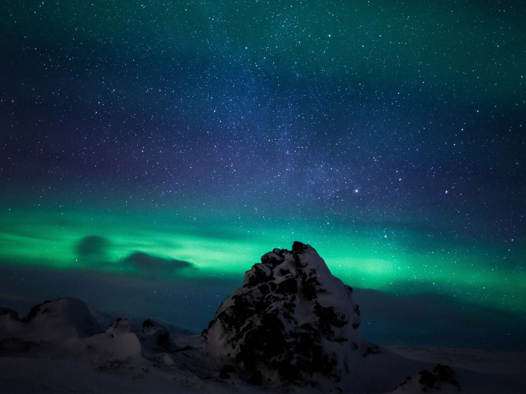 Northern Lights Iceland Aurora Borealis Wallpaper In 1024x768 Resolution