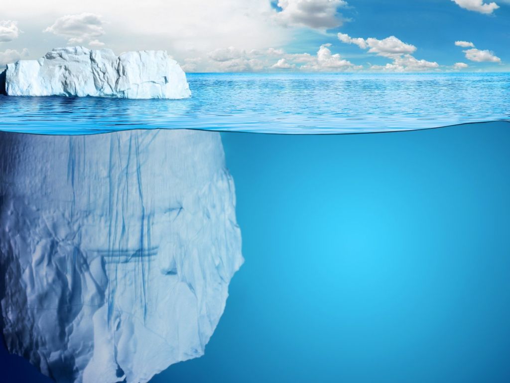 Ocean Floating Iceberg wallpaper