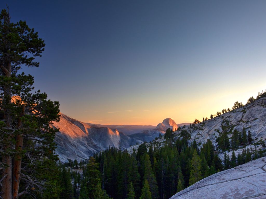Omsted Point Sunset - Yosemite National Park wallpaper