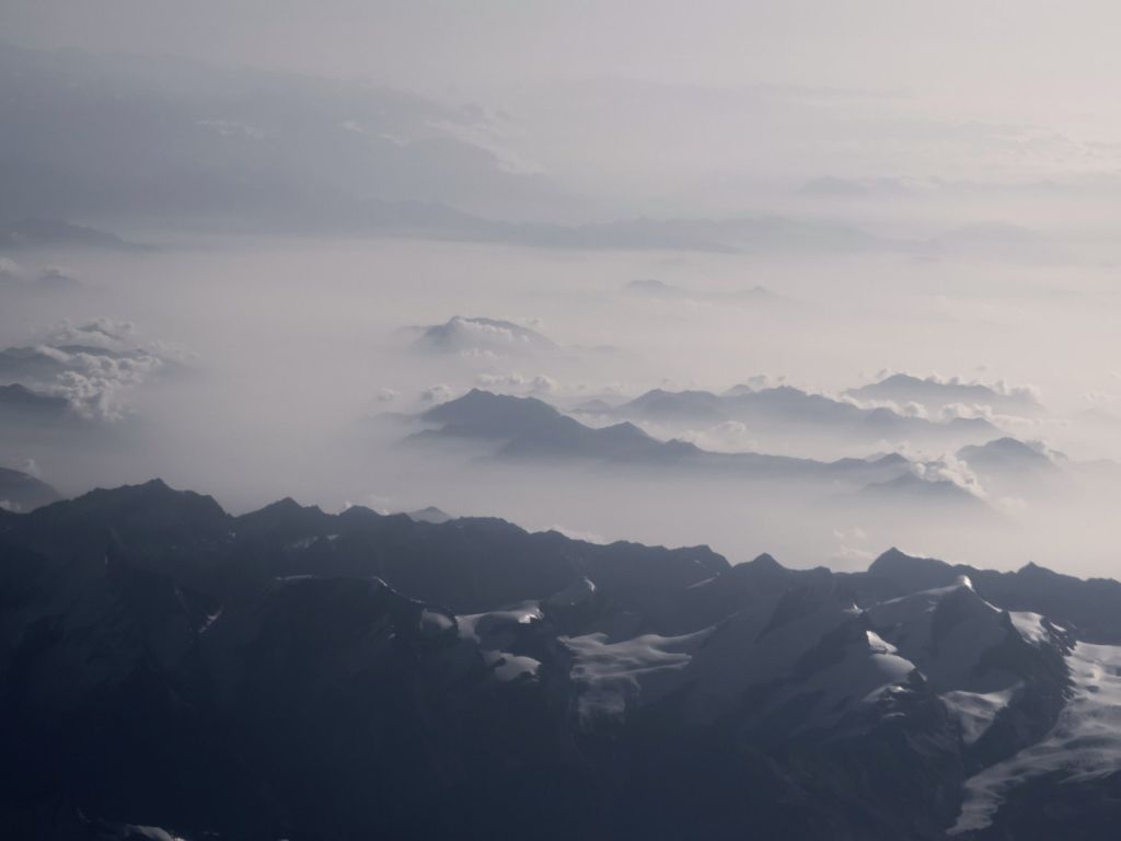 On Top of the World in Switzerland by Tashina Van Zwam wallpaper
