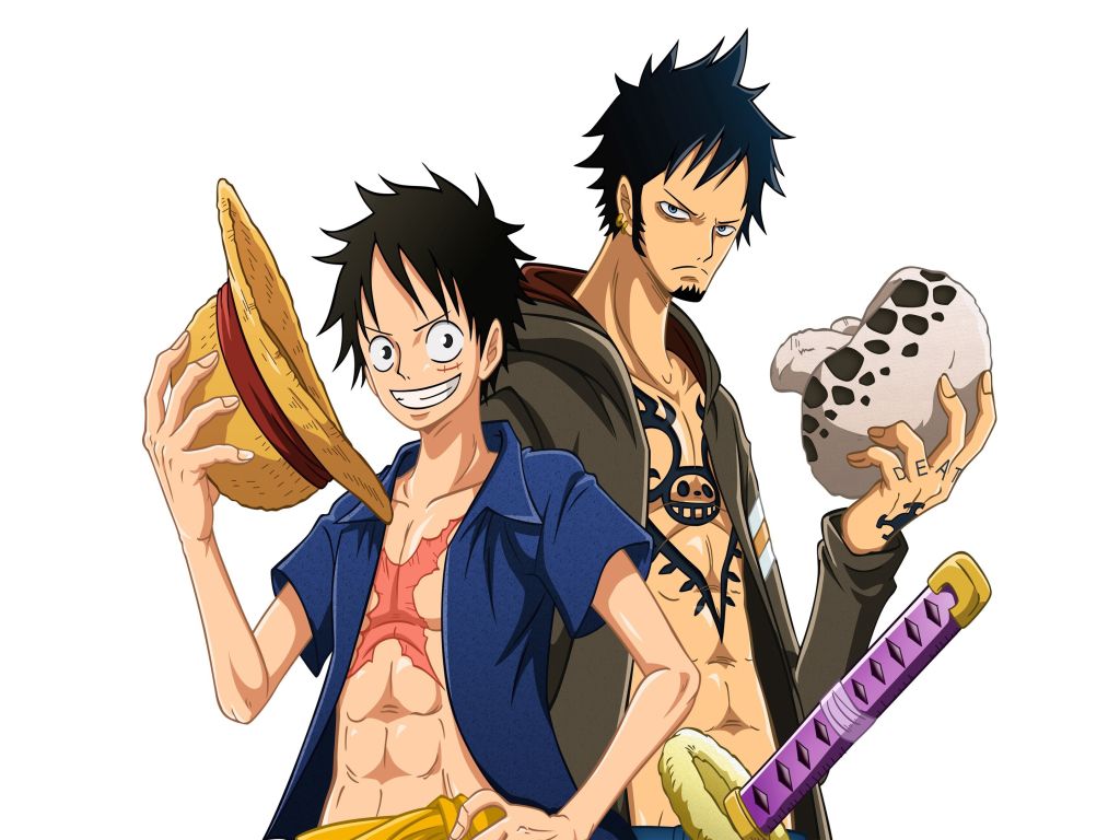 One Piece Luffy Law wallpaper