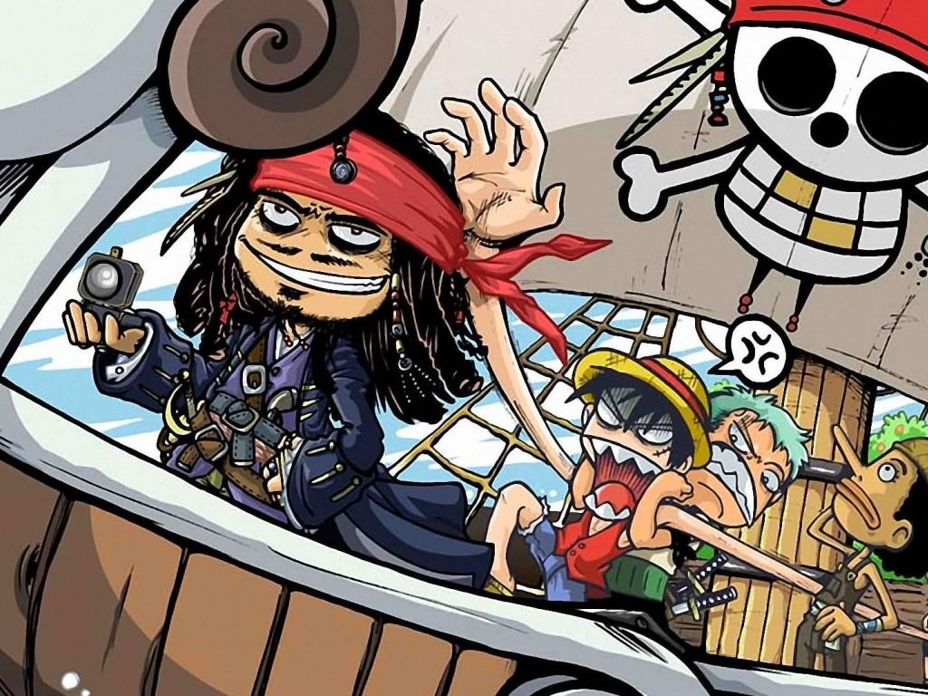 One Piece Pirates Of The Caribbean wallpaper