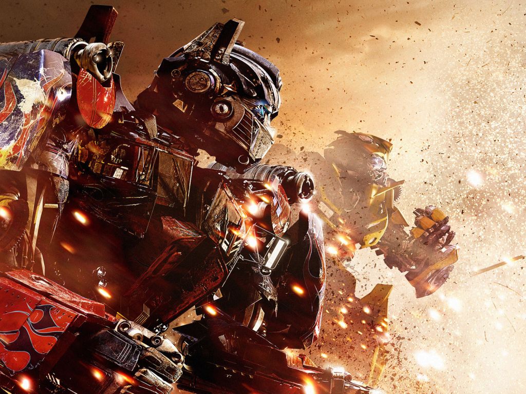 Optimus Bumblebee in Transformers 3 wallpaper