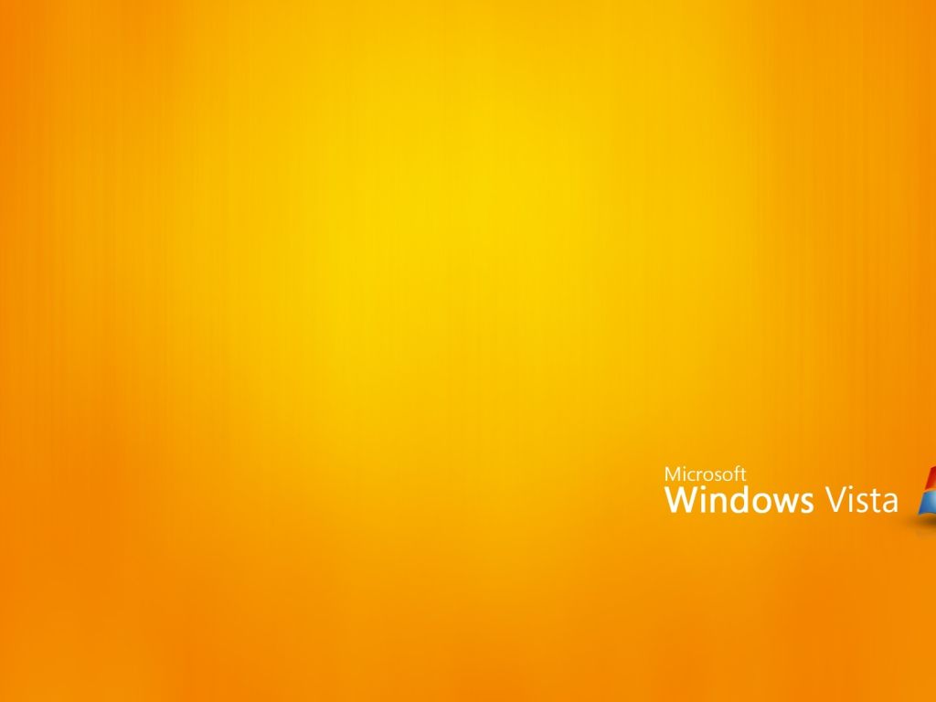 Orange Windows Vista High Resolution wallpaper