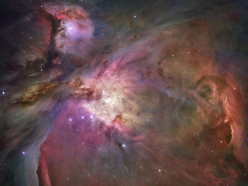 Orion Nebula Hubble Space Telescope 5K wallpaper