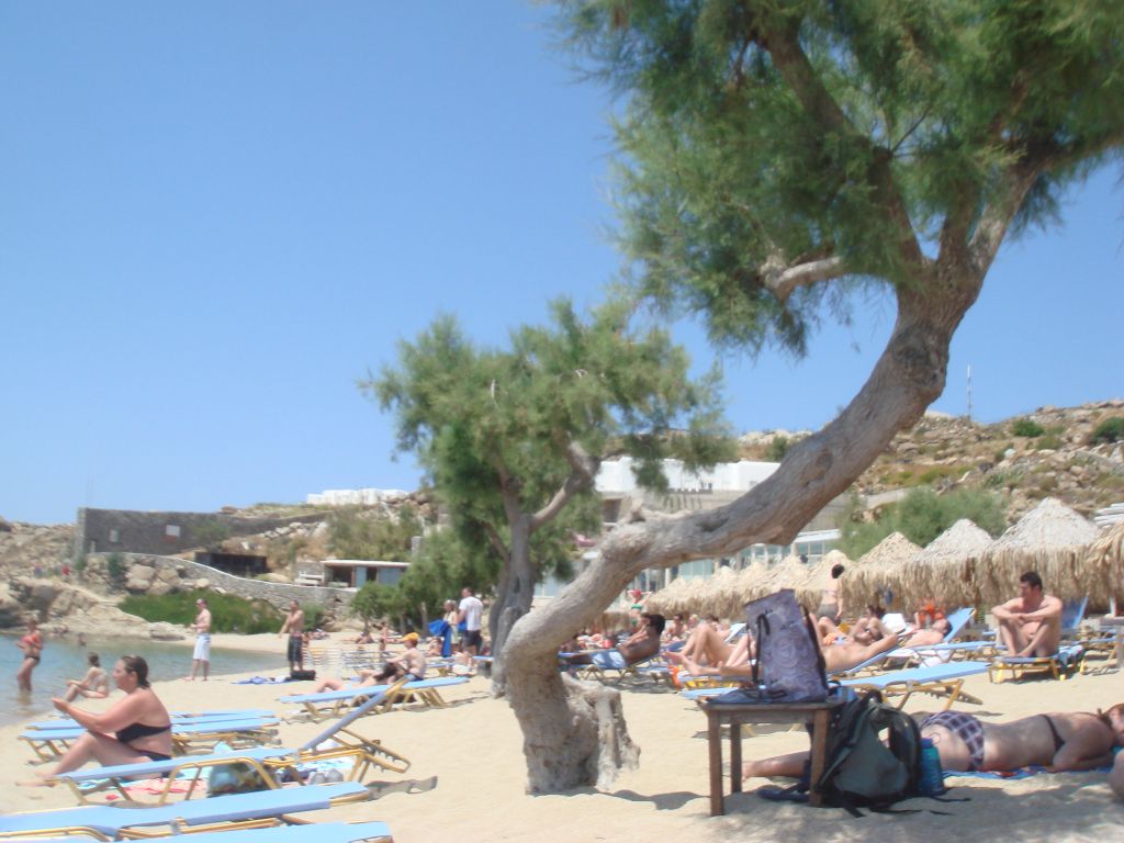 Paradise Beach Mykonos in Greece wallpaper