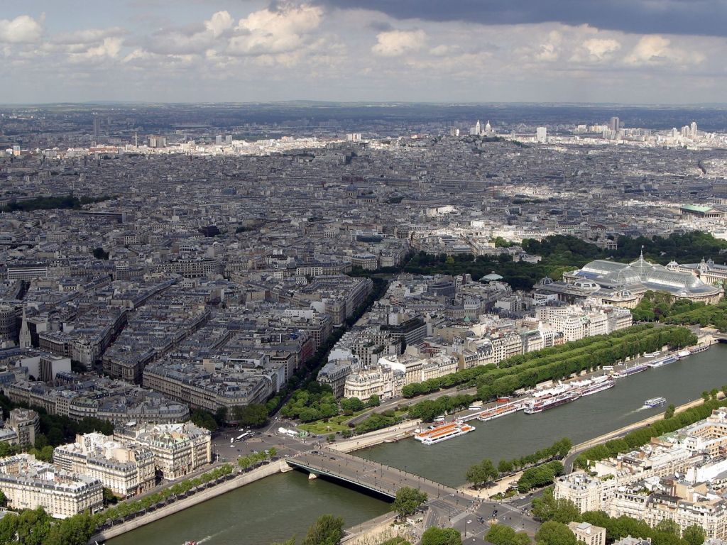 Paris From Top wallpaper