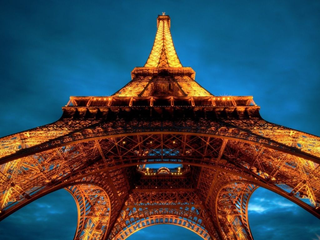 Paris Lights Eiffel Tower wallpaper