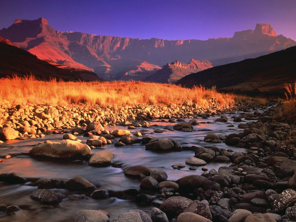 Pebbles Beautiful South African Landscape wallpaper
